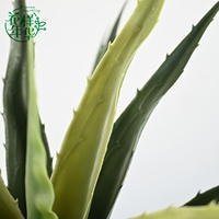 Plante d'Agave Artificielle 68CM, Décoration Réaliste à Toucher Doux, Feuilles Vertes en Plastique en Pot pour Maison, Bureau, Porche, Bureau, Cuisine