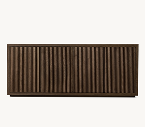 Sassanid OEM Classique Rustique Chêne Caractère Luxe Salon <span class=keywords><strong>Julien</strong></span> Buffet 4 Portes - Product Image 5