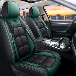 Housse de siège de voiture universelle quatre saisons en cuir pleine fleur YLC 2025, confortable, imperméable, durable, ensemble complet - Product Image 1