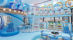 Structure de jeu intérieure personnalisée Blue Sea World, décor corail, espace de détente, zone de <span class=keywords><strong>jeux</strong></span> multifonctionnelle pour centre de divertissement familial - Product Image 2