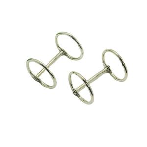 EWANG Factory Direct Sale Silver Metal 2 Ring <b>Binder</b> for Decorating Desk Calendar - Product Image 2