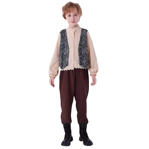 Disfraz de Cerveza Alemana para Niños y Niñas, Conjunto de Sombrero y Disfraz para Actuaciones Escénicas y Culturales, Algodón, Primavera 2025 - Product Image 5