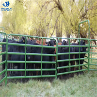 Clôture de corral pour bétail portable, robuste, galvanisée à chaud, revêtue de PVC, traitée sous pression, imperméable, modélisation 3D