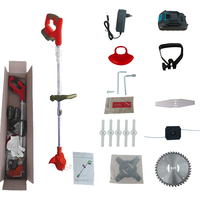 Débroussailleuse télescopique industrielle sans fil 21V avec moteur à balais puissant et batterie Li-Ion pour jardin domestique, personnalisable OEM
