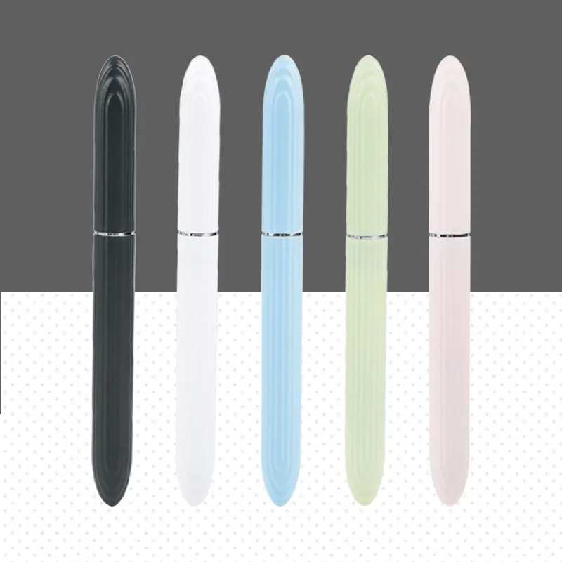 Ince katı Nib renkli varil silinebilir doldurulabilir çeşme Metal kalem