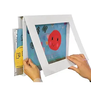 触发器可填充相框，用于打开儿童相框，用于存储和展示儿童绘画艺术品