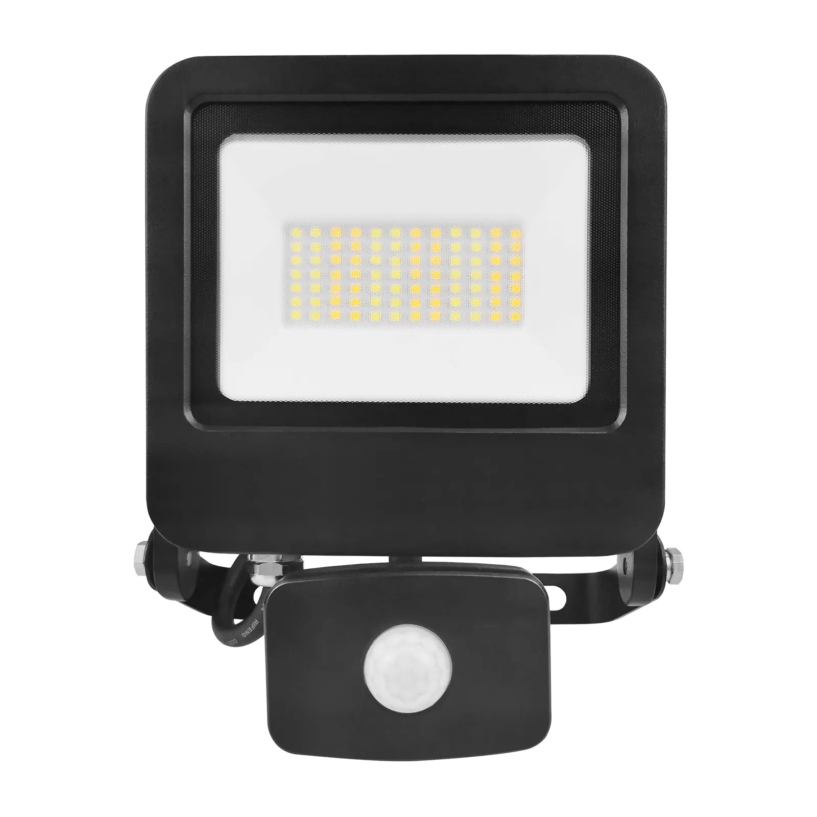 ZGLUX LED Flood Light CCT Power Adjustable with PIR Sensor 10W 20W 30W 40W 50W Die-casting Outdoor IP65 Floodlights