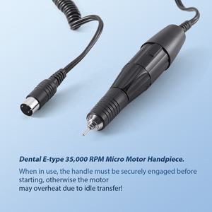Attrezzatura dentale da laboratorio 35000 Rpm lucidatura dentale Micro motore con manico 204 - Product Image 3