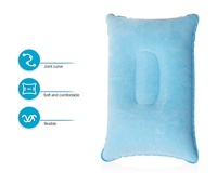 Coussin d'air gonflable ultraléger Portable en PVC, 1 pièce, coussin de sommeil, Camping, randonnée, plage, voiture, repose-tête, équipements de Camping