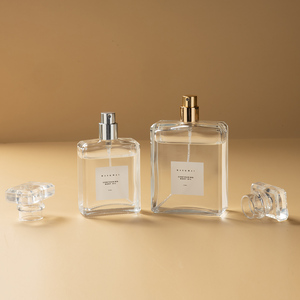 30ml 50ml trong suốt màu đen rõ ràng chai nước hoa thủy tinh rỗng Mist Spray Chai Dispenser Atomizer/ - Product Image 4