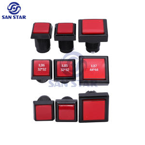 44x44 <strong>Illuminated</strong> Square LED <strong>Push</strong> <strong>Button</strong> Diy <strong>Button</strong> <strong>Arcade</strong> Led <strong>Arcade</strong> <strong>Buttons</strong> Jinxi - Product Image 3