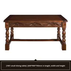 Thiết kế hiện đại phi thường tro Trắng gỗ hình chữ nhật bàn ăn <span class=keywords><strong>4</strong></span> ghế gỗ rắn Xây Dựng Nhà hàng sử dụng 1 năm - Product Image 6