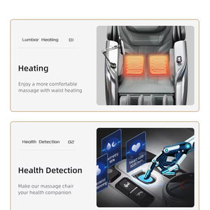 2025 Nieuwe Massagestoel Shiatsu Vibrerend Verwarmend SL 4D Zero Gravity Volledige Lichaamsmassage Stoel met Voetmassager - Product Image 3