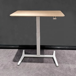 Nouveau design de <span class=keywords><strong>bureau</strong></span> d'<span class=keywords><strong>ordinateur</strong></span> portable à roulement réglable en hauteur mobile <span class=keywords><strong>bureau</strong></span> de levage à gaz pneumatique à jambe unique - Product Image 1