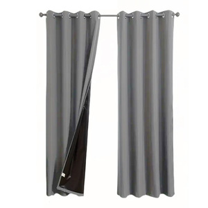 <span class=keywords><strong>Cortinas</strong></span> XinLan con Protección de Privacidad y Oscurecimiento Total, <span class=keywords><strong>Cortinas</strong></span> Opacas con Reverso Negro para Dormitorio - Product Image 1