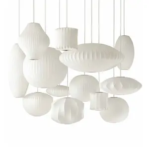2023 Designer Indoor Light Chandelier Modern Silk Pendant Lamp for Restaurant Home Bedroom Living Room Hotel Decorative