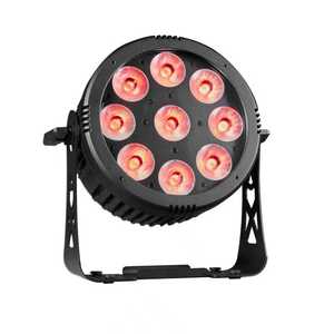 Projecteur PAR LED RGBALC 9x20W étanche IP, rechargeable, à piles, avec contrôle sans fil WiFi DMX512 - Product Image 1