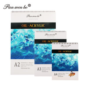 15 शीट 300gssm a2/a3/a4 कलाकार पेंटिंग ऐक्रेलिक पैड एसिड मुक्त वाटरकलर पैड तेल पेंटिंग के लिए - Product Image 1