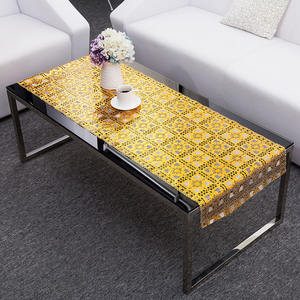 ผลิตภัณฑ์ล่าสุดตกแต่งกลวง Rose Jacquard ตารางผ้า 50cm * 20m ดอกไม้ตารางผ้า - Product Image 6