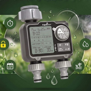 Garden Watering Automatic <b>Timer</b> Plastic Program-Setting Dial Manual On Switch Lock for Outdoor - Product Image 6