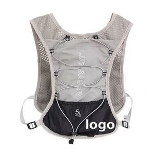 Chaleco Multifuncional para Correr al Aire Libre, Chaleco de Seguridad Transpirable con Mochila para Maratón y Trail, Chaleco Reflectante con Bolsa de Hidratación - Product Image 2