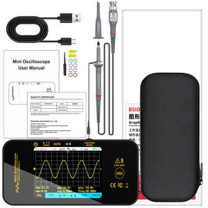 ออสซิลโลสโคปขนาดเล็ก OT5 50MHz 200MSa/s ดิจิตอล ช่องสัญญาณเดียว แบบพกพา หน้าจอสี - Product Image 1