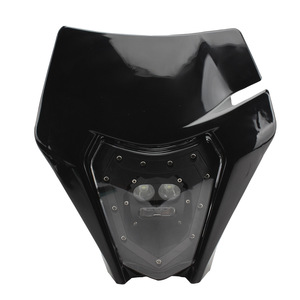 Faro de motocicleta Zuqing HL117 ABS LED negro para motocicleta todoterreno, luz alta y baja - Product Image 4