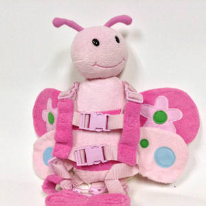 Niedliche <span class=keywords><strong>2</strong></span> in 1 Baby Harness Tier Spielzeug Rucksäcke Bebe Walking Zügel Kleinkind Leinen Plüsch Tier Baby Anti Lost Rucksack - Product Image 4