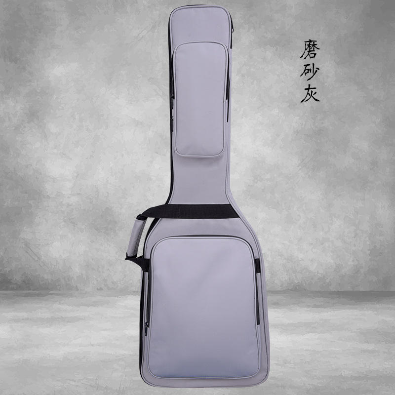 กระเป๋าเบสไฟฟ้าอัพเกรด สีเทา + หมอน