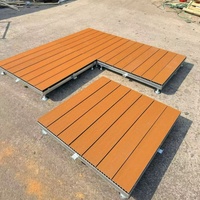 Modules AluTechgates en WPC anti-corrosion pour extérieur, hauteur réglable pour patio, jardin, camping, clôture en bois composite
