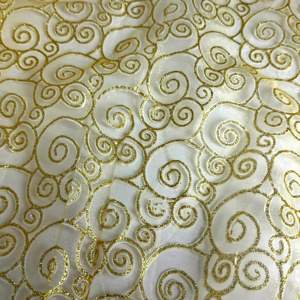 폴리 에스터 워프 니트 프린트 패브릭 메쉬 패브릭 반짝 이는 메쉬 패브릭 진주 자수 스파클과 아프리카 두바이 그물 - Product Image 6