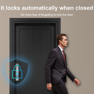 फिंगरप्रिंट रिकग्निशन स्मार्ट लॉक पासवर्ड कार्ड ऐप होटल के घरेलू चोरी-रोधी दरवाजे को अनलॉक करने से नियंत्रित करता है - Product Image 5