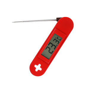 Thermomètre numérique à sonde pliante en acier inoxydable Thermomètre d'eau et d'huile de qualité alimentaire à usage domestique pour barbecue Nouveau design - Product Image 2