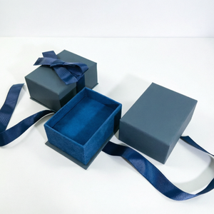 Eco friendly jewelry <b>box</b> manufacturer custom logo luxury brand birthday wedding engagement bow jewelry <b>gift</b> <b>box</b> wholesale - Product Image 5