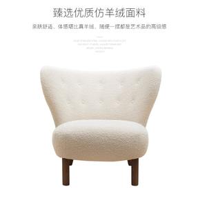 Shiyi Design moderno nuovo arrivo tessuto imbottito <span class=keywords><strong>piccola</strong></span> sedia <span class=keywords><strong>Petra</strong></span> Hotel in velluto divano divano poltrona per soggiorno - Product Image 5