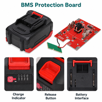 Batterie lithium-ion 18V 5.0Ah de remplacement pour perceuse sans fil Malita 18V BL1820 BL1830 BL1840 BL1850B BL1860B