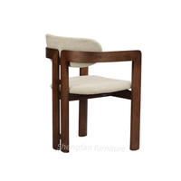 Chaises de salle à manger modernes en bois massif de noyer, fauteuils durables rembourrés en bois de frêne pour la maison, l'hôtel, le café et le restaurant (vente en gros)