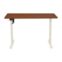Table de bureau électrique personnalisable à levage silencieux, bureau pour ordinateur portable avec cadre en acier, bureau debout électrique réglable en hauteur