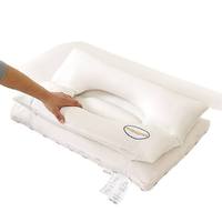 Oreiller de massage par traction pour la colonne cervicale avec tissu confortable et protection des oreilles pour adultes dormant sur le côté