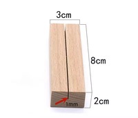 Porte-cartes de table en bois, support pour cartes postales, présentoir en acrylique pour décoration de fête, marque-places, petits supports pour cartes de menu de table