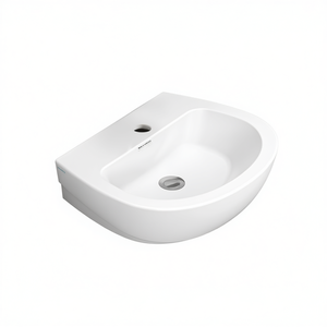 Lavabo de Sobremesa DemY con un Solo Orificio, 55 cm de Largo, 46 cm de Ancho, 14 cm de Alto - Product Image 3