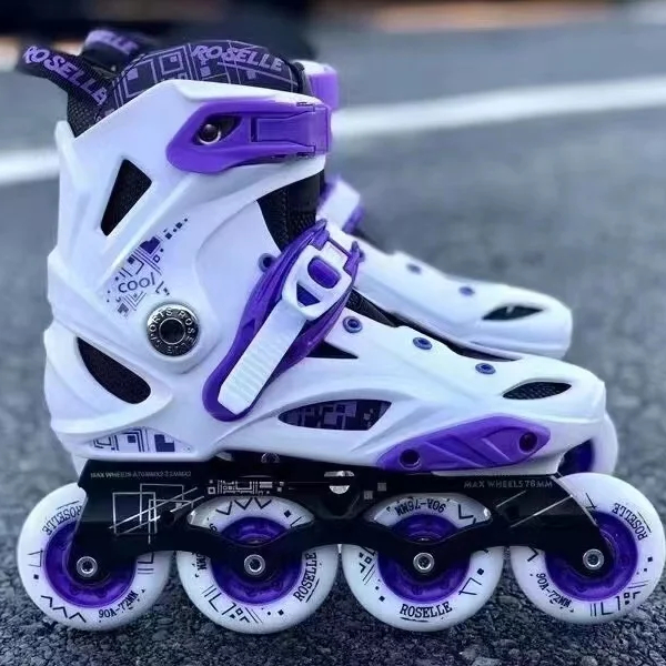 Toptan Inline rulo kayak ayakkabıları paten profesyonel sürgülü ücretsiz paten yetişkinler için Slalom Skate paten ayakkabı