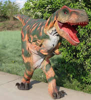 Costume de dinosaure T-Rex réaliste personnalisé pour spectacle, costume de dinosaure Raptor pour adultes, pour parc d'aventure intérieur