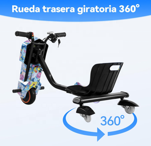 Disponibile in Messico MZ008 Auto Elettrica <span class=keywords><strong>a</strong></span> Spinta per Bambini 5-8 Anni, Triciclo Elettrico con Luci LED e Pedali - Product Image 6