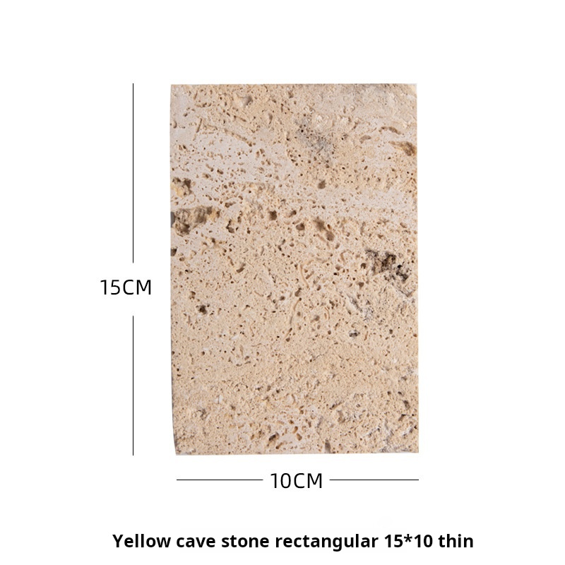 Pietra grotta gialla rettangolare 15x10 sottile