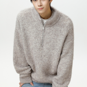 Suéter de Punto Casual Versátil con Cuello Redondo para Hombre, Otoño/Invierno - Product Image 6