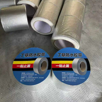 Wasserdichtes, wasserabweisendes Aluminium-Butylkautschuk-Klebeband, kältebeständig, für den Außenbereich, Industrie, Dach, Klimaanlagen-Unterlage