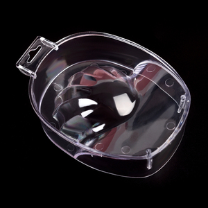 Bol transparent KADS pour trempage des ongles, en acrylique, pour manucure, élimination des peaux mortes, soin des ongles, outil pour retirer le vernis gel - Product Image 3