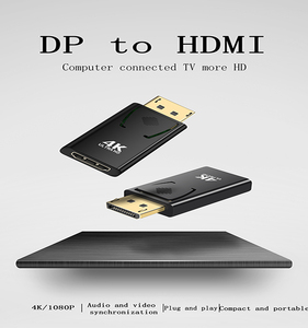 Chất Lượng Cao Mạ Vàng Đen <span class=keywords><strong>Dp</strong></span> Sang <span class=keywords><strong>Hdmi</strong></span> Bộ Chuyển Đổi 4K Nam Sang Nữ <span class=keywords><strong>Dp</strong></span> Sang <span class=keywords><strong>Hdmi</strong></span> Đầu Chuyển Đổi Cho Hdtv Cổng Hiển Thị Nam Sang <span class=keywords><strong>Hdmi</strong></span> - Product Image 3