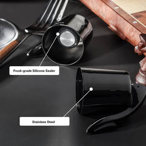 Wijnfles Stop Roestvrij Staal Wijn <span class=keywords><strong>Stopper</strong></span> Fles Vacuüm Herbruikbare Geschenken Voor Wijnliefhebbers - Product Image 3